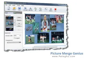 ترکیب کردن تصاویر با نرم افزار Picture Merge Genius v3.1