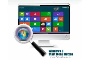 بهترین جایگزین برای منوی ویندوز 8 - Windows 8 Start Menu Button v1.0