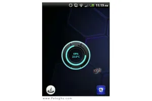 نمایش وضعیت باتری اندروید به شکلی زیبا با نرم افزار - Beautiful Battery Disc 2.0.0