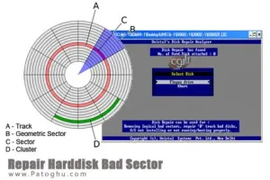رفع بد سکتور هارد دیسک با نرم افزار Repair Harddisk Bad Sector