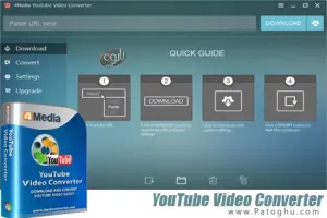 نرم افزار دانلود و تبدیل ویدیوهای یوتیوب 4Media YouTube Video Converter 5.0.5 Build 20131018