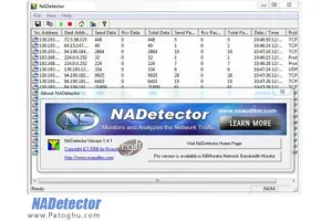 دانلود نرم افزار نظارت بر ترافیک شبکه NADetector 1.5.2