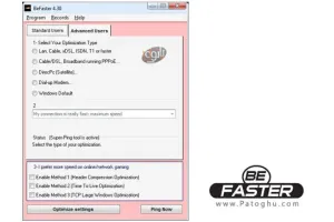 دانلود نرم افزار افزایش سرعت اینترنت BeFaster v5.01