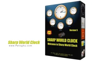 دانلود نرم افزار نمایش ساعت نقاط مختلف جهان Sharp World Clock 5.91