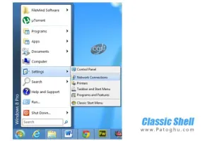 دانلود نرم افزار استارت منو ساده ویندوز Classic Shell v4.3.1