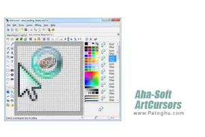دانلود نرم افزار ایجاد و ویرایش نشانگر ماوس Aha-Soft ArtCursors v5.23