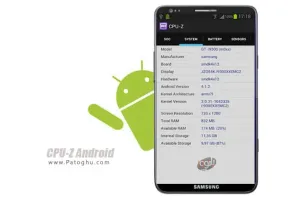 دانلود برنامه CPU-Z v1.50 نرم افزار مشاهده مشخصات سخت افزاری گوشی و تبلت اندروید
