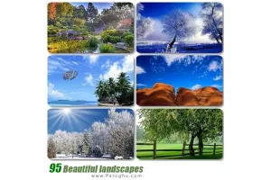 دانلود مجموعه 95 تصویر زیبا از مناظر طبیعی برای پس زمینه دسکتاپ - Beautiful landscapes