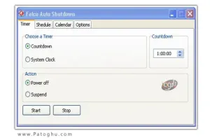 دانلود نرم افزار خاموش کردن کامپیوتر به صورت اتوماتیک Falco Auto Shutdown 1.0
