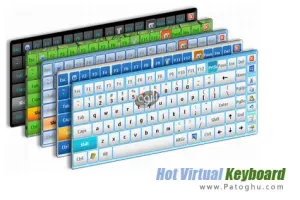 دانلود نرم افزار کیبورد مجازی برای ویندوز Hot Virtual Keyboard 8.5