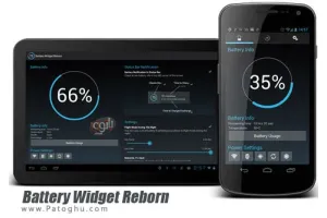 دانلود ویجت باتری برای اندروید Battery Widget Reborn 2024 4.8.6