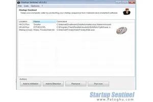 دانلود نرم افزار مدیریت استارت آپ و افزایش سرعت لود ویندوز Startup Sentinel v1.8.7.26