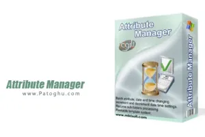 دانلود نرم افزار تغییر دسته ای خصوصیت های فایل و فولدرها Attribute Manager 4.88