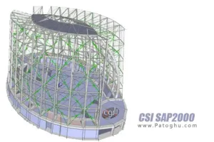 دانلود تجزیه ، تحلیل و طراحی سازه CSI SAP2000 Ultimate 26.1.0.2892