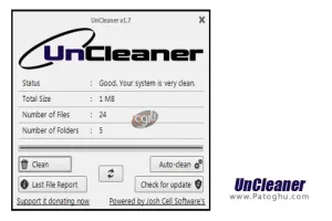 حذف فایل های غیر ضروری از ویندوز UnCleaner v1.7 Final