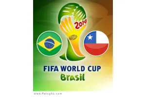 دانلود گلها و لحظات حساس بازی برزیل و شیلی جام جهانی 2014 برزیل Brazil vs Chile
