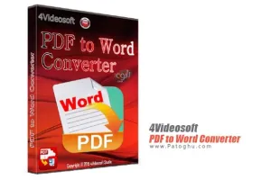 تبدیل پی دی اف به ورد 4Videosoft PDF to Word Converter v3.1.50