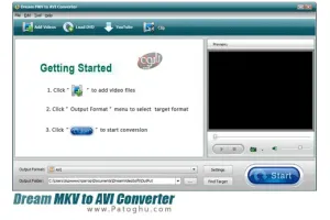 تبدیل ویدیوهای MKV به AVI با Dream MKV to AVI Converter 6.1.3