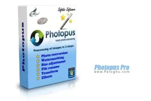 نرم افزار ویرایش ، تبدیل و افکت گذاری روی عکس Photopus Pro 1.5