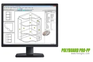 دانلود نرم افزار PolyBoard 7.09a ابزار طراحی کابینت و قفسه