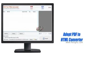 دانلود نرم افزار Adept PDF to HTML Converter 3.40 تبدیل فایل های پی دی اف به HTML