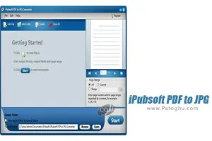 دانلود نرم افزار  iPubsoft PDF to JPG Converter 2.1.8 تبدیل پی دی اف به عکس