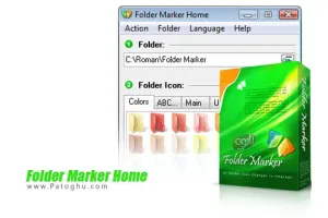 رنگی کردن پوشه های ویندوز - دانلود Folder Marker Pro 4.8.1
