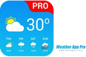Weather App Pro v1.9 مشاهده وضعیت آب و هوا برای اندروید