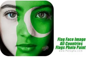 Flag Face Image: All Countries Flags Photo Paint v1.0 انداختن تصویر پرچم کشورها روی چهره برای اندروید