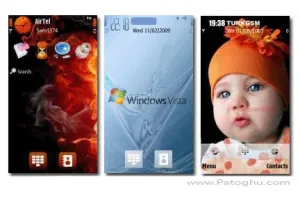 دانلود 3 تم موبايل 5800 - n97