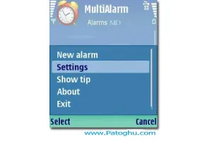 نرم افزار موبايل MultiAlarm برای سيمبيان ويرايش سوم