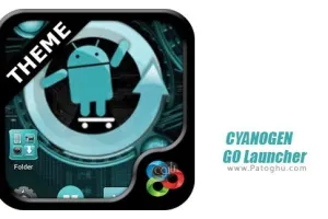 دانلود  CYANOGEN GO Launcher EX Theme 1.38 تم سیانوژن گولانچر برای اندروید