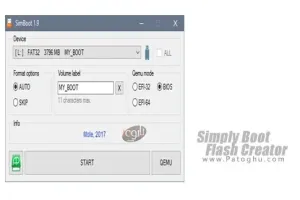 دانلود نرم افزار Simply Boot Flash Creator v1.9 ساخت فلش بوتیبل