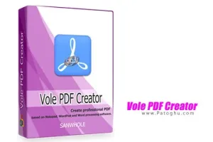 نرم افزار ساخت و ویرایش فایل های PDF با Vole PDF Creator Professional 3.74.8054