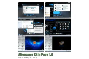 دانلود تم زیبا و جذاب مخصوص ویندوز 7 با نام Alienware Skin Pack 1.0 For Windows 7