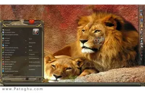 دانلود تم زيباي ويندوز سون با نام Lion Queen Theme