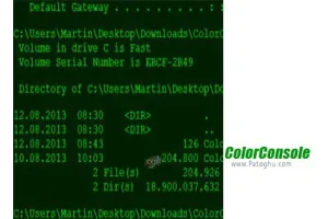دانلود ColorConsole 4.55 رنگی کردن کنسول ویندوز