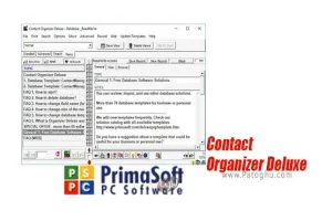 دانلود Contact Organizer Deluxe 4.1 مرتب کننده اطلاعات تماس برای ویندوز