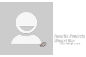 ابزارک مخاطبین محبوب برای اندروید Favorite Contacts Widget Blur 4.1.1