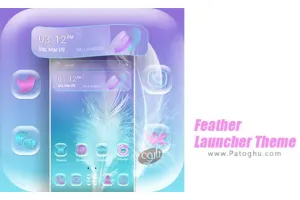 دانلود 1.2 Feather Launcher Theme لانچر پر برای اندروید