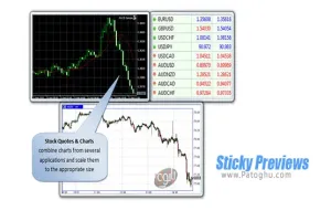 نرم افزار ساخت پیش نمایش زنده از هر پنجره ای Sticky Previews 1.9