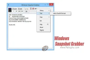 دانلود نرم افزار عکسبرداری از یک پنجره خاص در ویندوز Windows Snapshot Grabber 2020.12.620.2769
