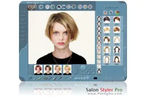 دانلود نرم افزار طراحی کردن چهره خود با Salon Styler Pro - نرم افزار آرایشگاه