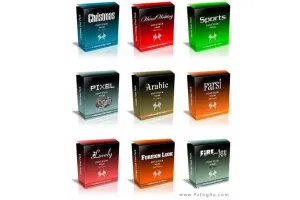 دانلود رایگان مجموعه ۸۰۰ تایی از فونت های جدید ۲۰۱۰