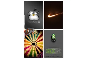 دانلود مجموعه والپیپر های زیبا با طرح لوگو برای موبایل