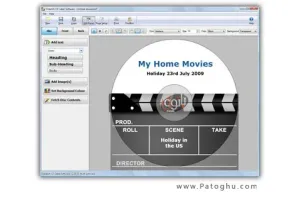 نرم افزار طراحی لیبل و برچسب کاور دی وی دی / سی دی - NCH Disketch 2.10