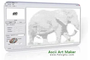تبدیل عکس به کارکتر متنی با Ascii Art Maker v1.71