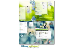 دانلود 15 تم زیبا برای ویندوز سون Themes for Windows 7