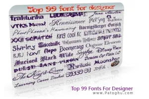 دانلود مجموعه ۹۹ فونت از بهترین ها برای طراحان Top 99 Font For Designer