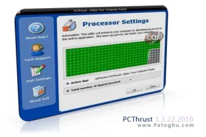 بالا بردن سرعت بازی و برنامه ها با PCThrust 1.3.22.2010